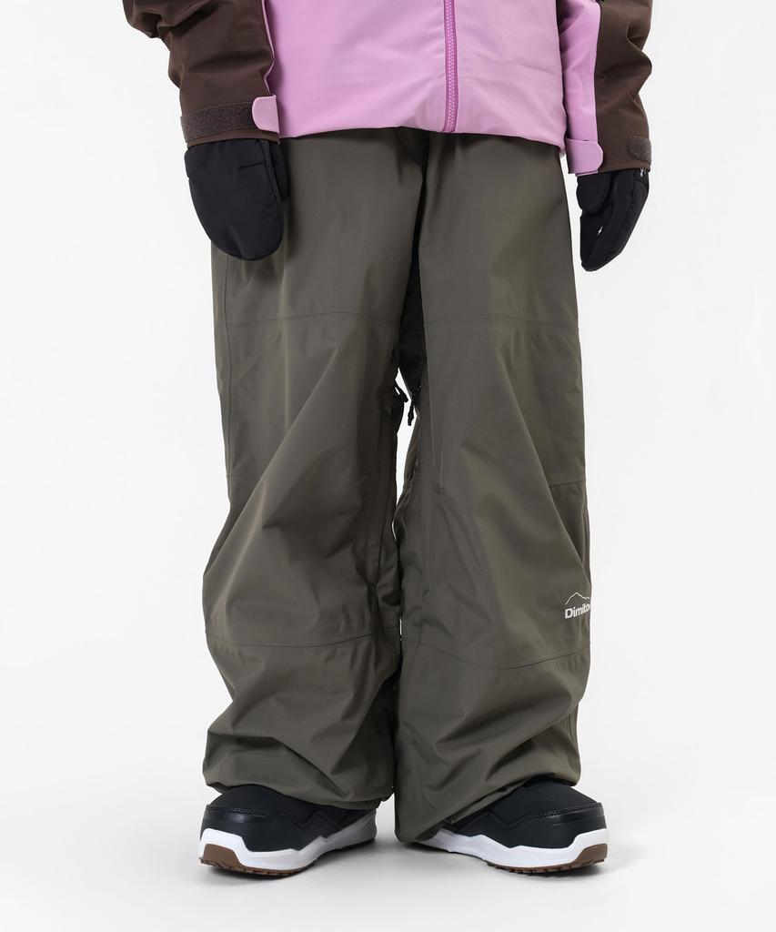 DIMITO Air Vent Banded Pants (Wide Fit Lv.1) Dark Olive