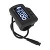 EN06 LCD Fahrrad-Display Meter Tacho mit Lichtanschluss 6-polig Wasserdichtes Kabel 24V 36V 48V 60V Elektrofahrrad Display Panel für 22,2mm Lenker