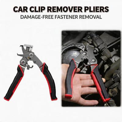 Car Clip Pliers Stainless Steel Automotive Snap Pliers Fastener Remover Rustproof for Mechanics DIY Garage Workshop Users