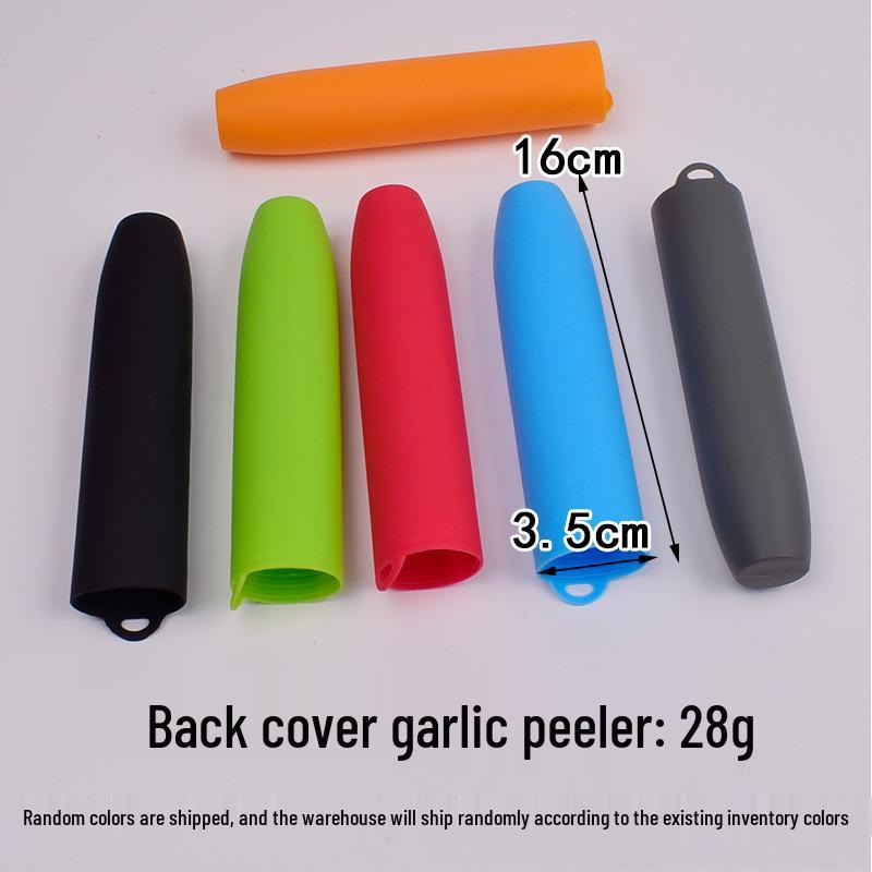 Silicone Dot-Style Garlic Peeler: Manual Kitchen Gadget with Sealed Bottom for Efficient Peeling