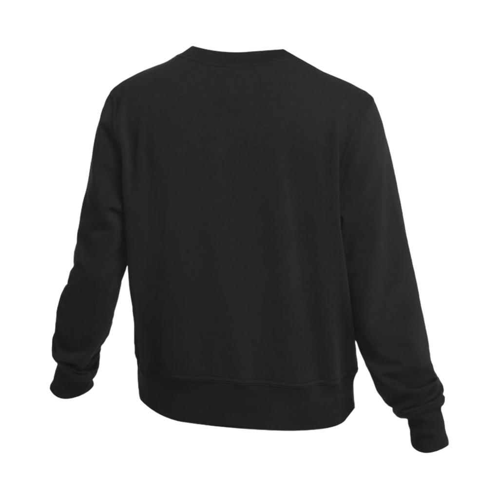 Nike Felpa girocollo con stampa logo tinta unita da donna Top Nero FB5126-010