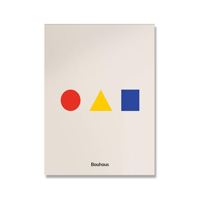 Bauhaus Exhibition Unique Geometric Posters Minimalist Art Canvas Prints Abstract Paintings Living Room Murals Home Decoration