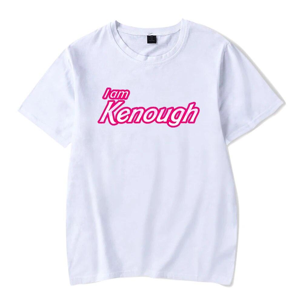 I Am Kenough Merch T-shirt Fashion Crewneck Short Sleeve Tee Unisex Women's Tshirt 2023 New Movie Funny Clothes Unisex