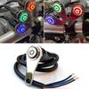 Key Cylinder Bike LED Motorcycle Switch ON + OFF Handlebar Mount Aluminum Alloy Waterproof 12V Fog Light Lamp Bike Horn Push But