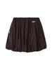 Emi Prince Nylon Balloon Skirt Women's (13WFS254015, Brown)