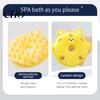 Skin Exfoliation Tool Shower Cotton with Cartoon Bath Flower Exfoliating Strong Cleaning Sponge Multicolor Scrubber for Kids and Adults