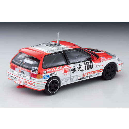 TOMYTEC Tomica Limited Vintage Neo 1/64 Scale LV-N229a Idemitsu MOTION Mugen Civic (Manufacturer's First Order Limited Edition) Finished Product