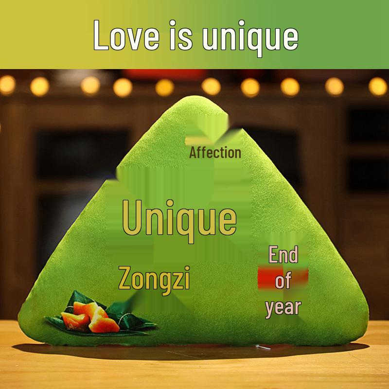 Dragon Boat Festival Zongzi Cushion & Chinese Knot Pendant - Gift for College Entrance Exam 12cm Chinese Knot Pendant