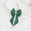 Wrought Iron Christmas Bow Ornament Bowknot Design Christmas Hanging Decor  Window Display