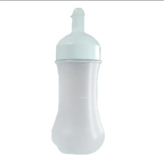 

5-Hole Squeeze Bottle with Thickened Pointed Mouth, Press-Type Food-Grade Salad and BBQ Seasoning Bottle, Plastic with Scale.