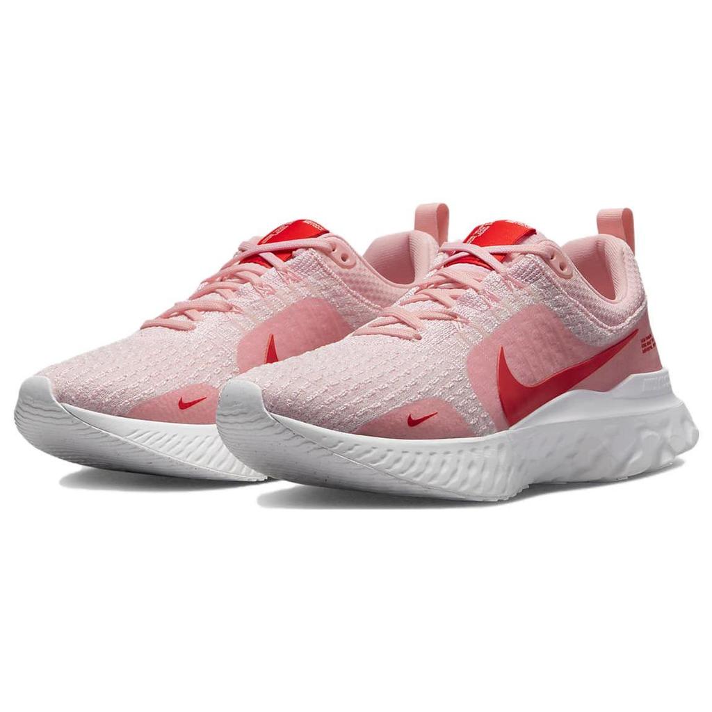 Nike React Infinity Run Flyknit 3 Premium 'Medium Soft Pink Light Crimson' Women's DZ3016-600