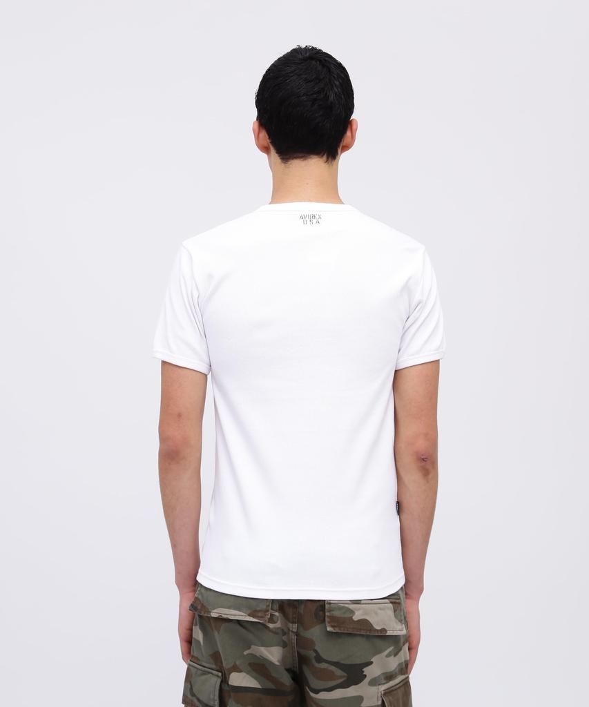 AVIREX DAILY RIB HENRY NECK TEE 6143504