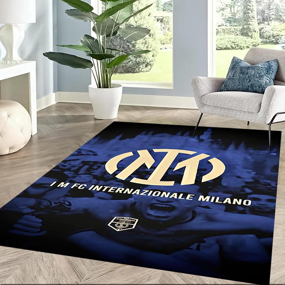 Inter Milan Floor Rug Office Rug Design For Living Rooms Foyer Dormitory Study Room Antislip Carpet Anime Office Decor Best For Christmas