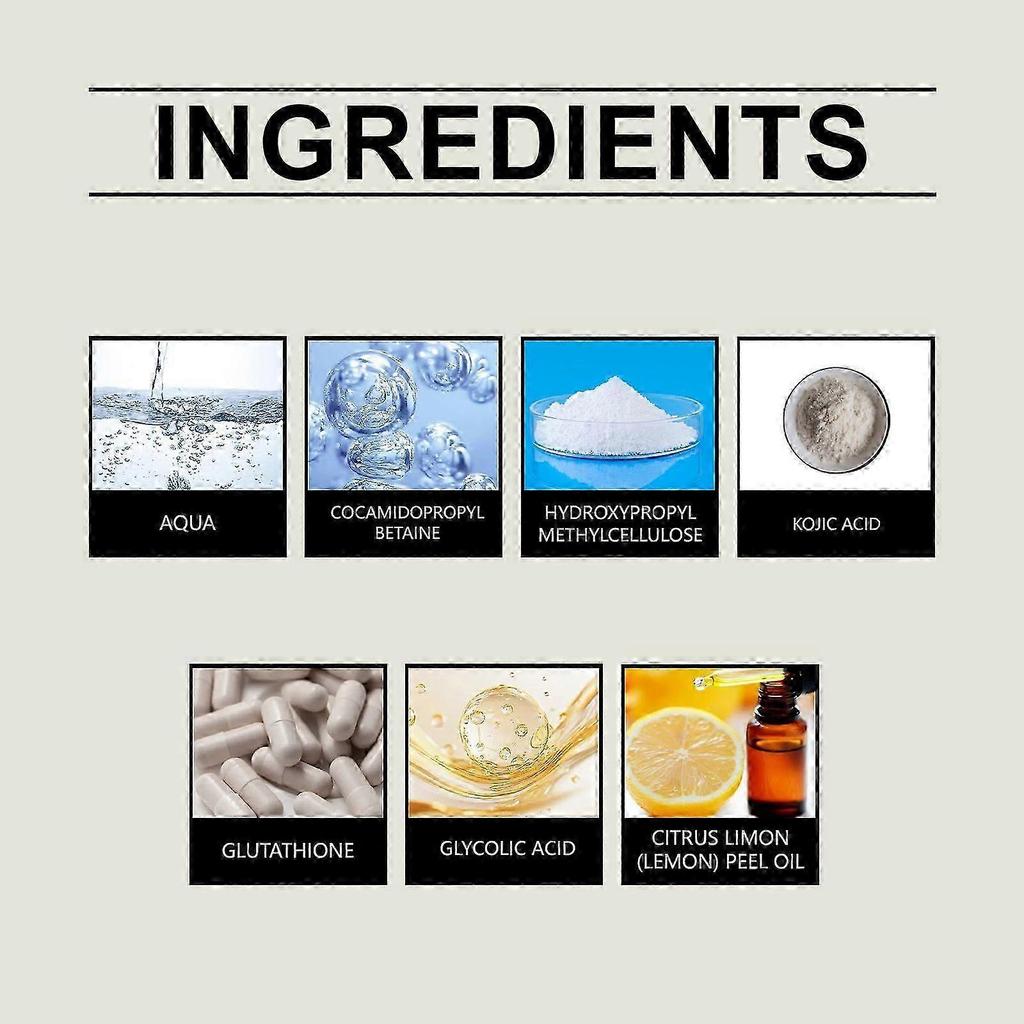 Hoygi Glutathione Facial Cleanser Gentle Ingredients Cleansing Pores Refreshing Hydrating Skin Moisturizing Cleanser