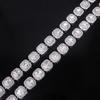 Shiny Round Rhinestone Hip Hop Tennis Chain Bracelet Necklace Set for Women Men Jewelry Gift