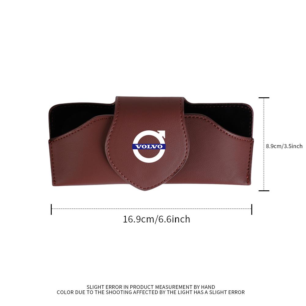 Car Glasses Organizer Universal Sun Visor Glasses Sundries Holder For Volvo XC90 XC60 V90 D5 D2 S90 S80 S70 T5 T6 T8 V40 V50 D6 JI0