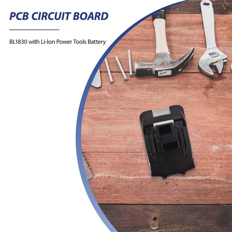 ABJI-5X BL1830 With Li- Power Tools Battery Case Replacement For 18V BL1840 BL1850 Plastic Shell