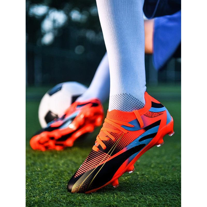 New youth student football shoes men's outdoor sports competition training shoes AG long nails TF broken nail factory