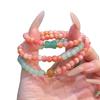 New High-End Multi-Layered Chinese Beaded Bracelet for Women - National Style Exquisite Hand String
