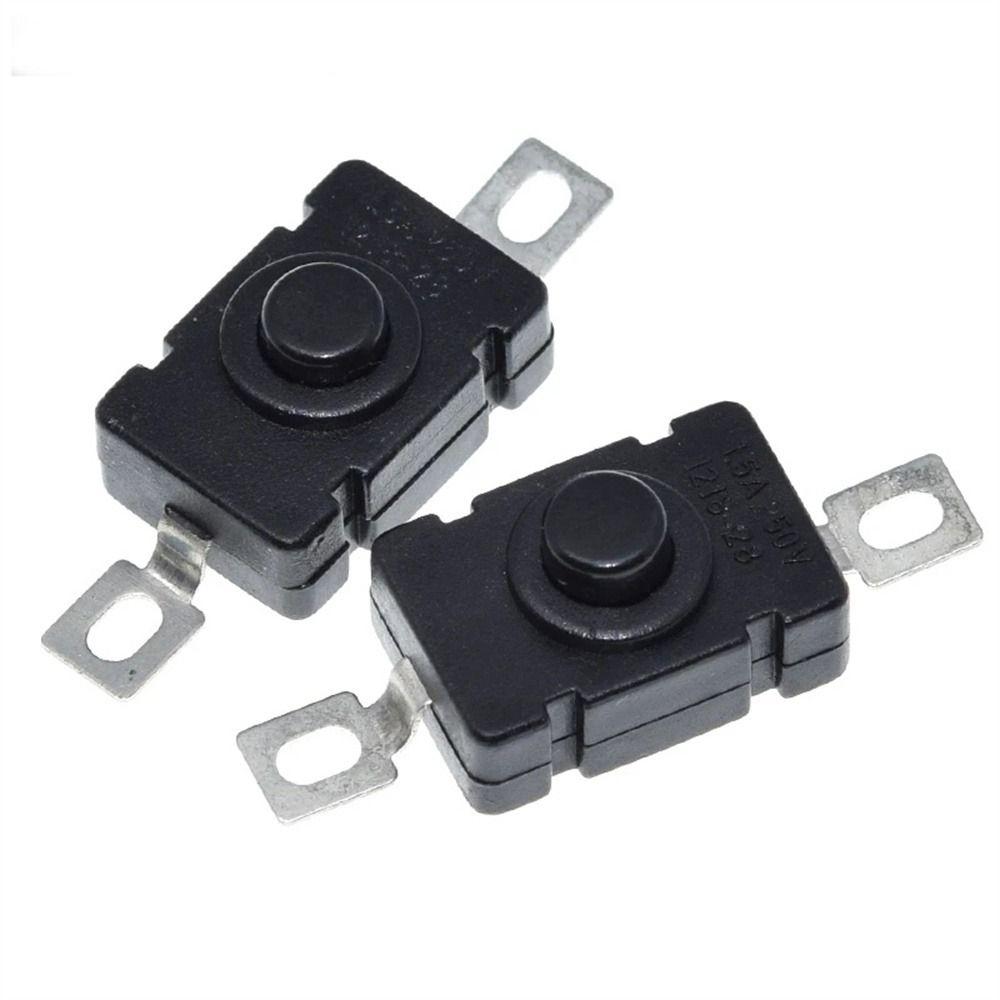 Mini Push Button Self Locking Push-Button Switch Torch Control Switch Button Switch On Off Swtich