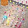 Galaxy Twinkle 3D Neon Nail Art Stickers