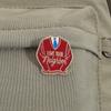 Love Your Neighbor Music Album Enamel Pins Red Clothes Shaped Brooches Backpack Clothes Lapel Badge Jewelry Gift for Friends