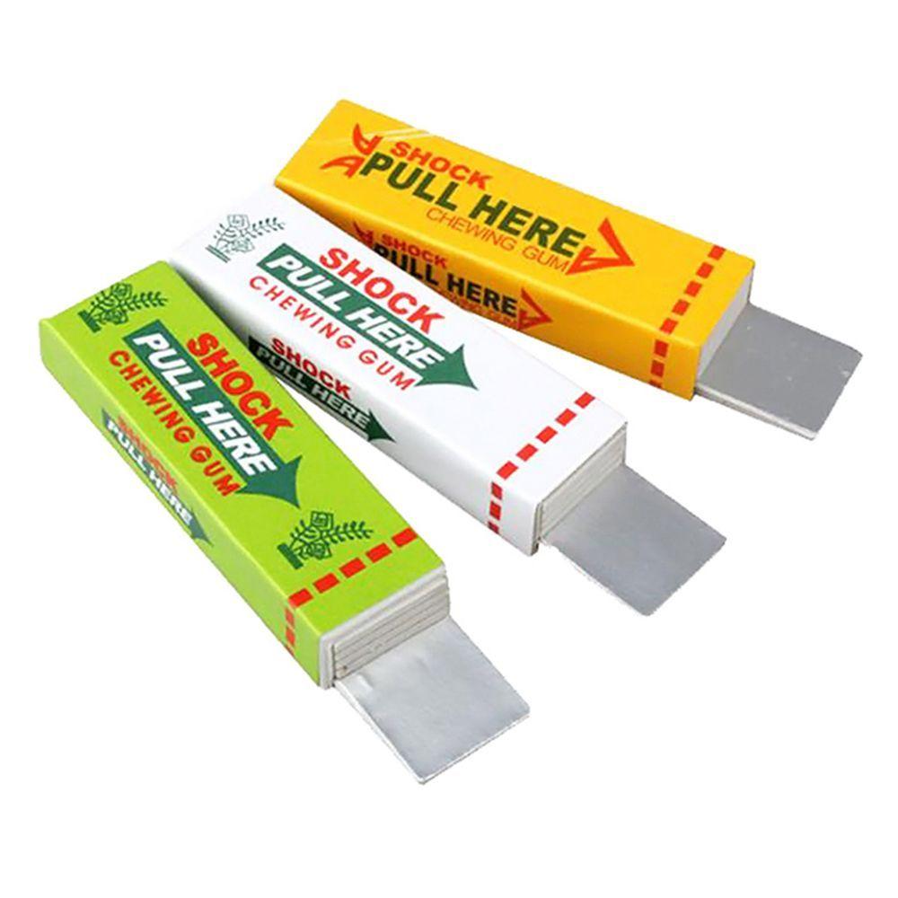 

Practical Prank Gags Safety Joke Chewing Gum Toy Electric Shock Funny Tricks Gift Shocking Head 1