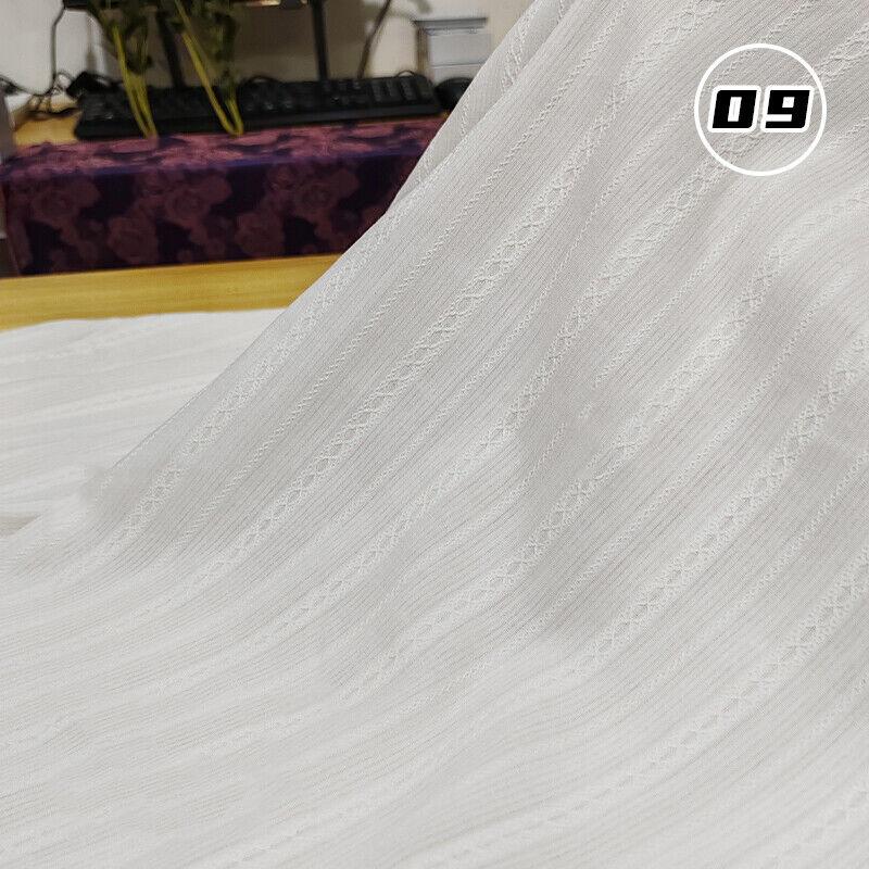 Cotton Jacquard Strip Breathable Soft Clothing Skin Friendly Fabric DIY Dress Mosquito Net Patchwork Needlework Clothing Supplie