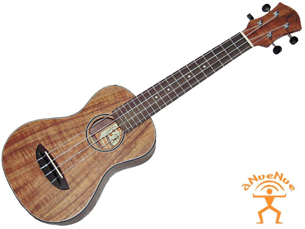 

aNueNue Mini Koa Мини-концертная гавайская гитара aNN-MCK коричневый
