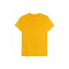 Adidas Basic Series Round Neck Short Sleeve Sports T-Shirt Women Tops Yellow EB3794