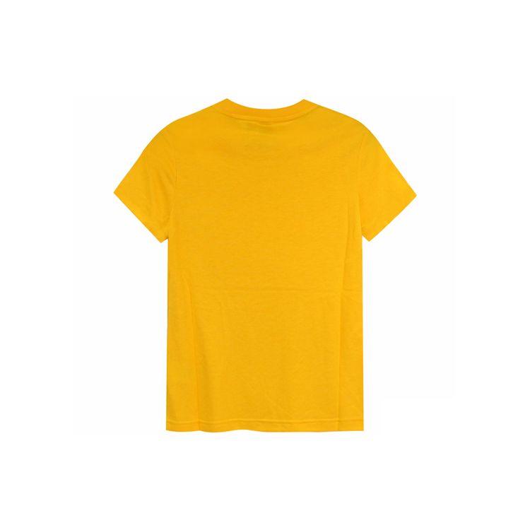 Adidas Basic Series Round Neck Short Sleeve Sports T-Shirt Women Tops Yellow EB3794