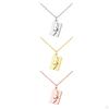 Heart Love Envelope Necklace Pendant Stainless Steel Valentine's Day Gifts Jewelry Chain for Mom Her