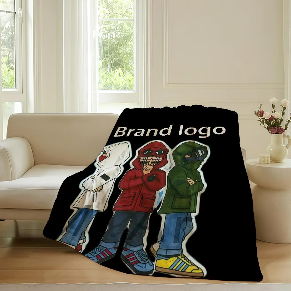 

Fashion print C-CP Blanket For Sofa Office Bed Plane Travel Sleep Read Relax Camping Soft And Warm 30x40in