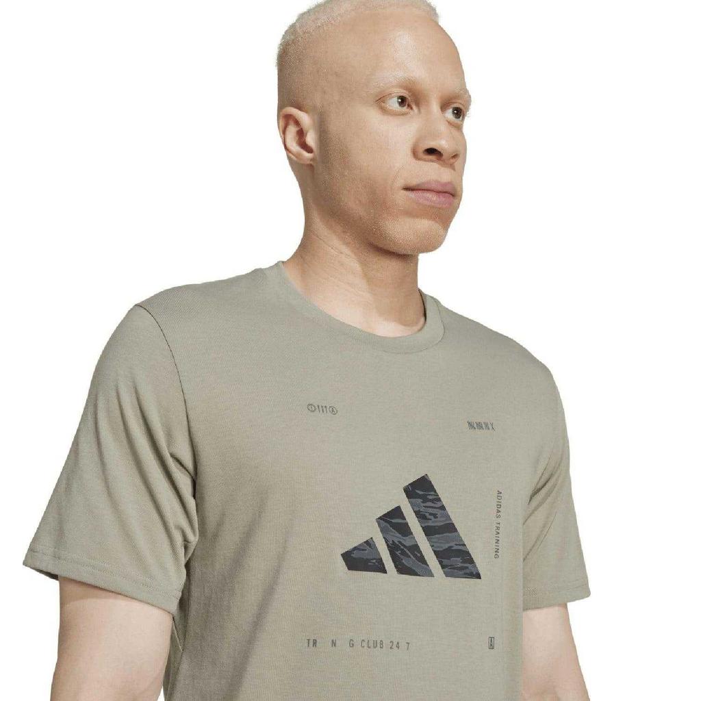 Adidas Mens Camo Logo T-Shirt