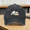 Sharks and kittens Baseball Cap Sun  Outdoor Gym SunProof Washed Trucker Hat FeUnisex Unisex Casual Print Snapback Cap