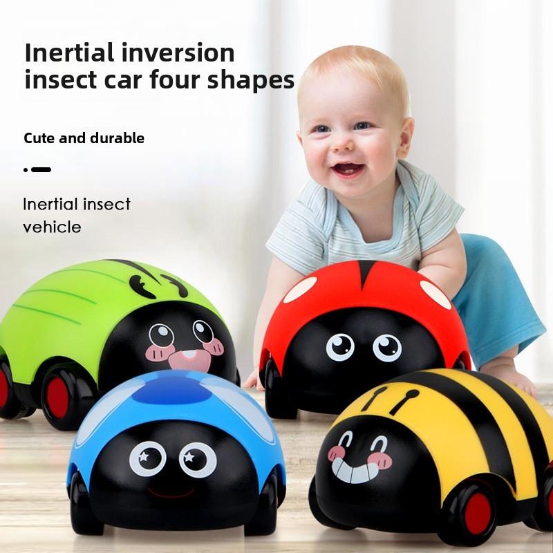 Childrens Inertia Seven Spotted Lady Beetle Toy Car With Animal Design For Toddler Development And Hand Eye Coordination