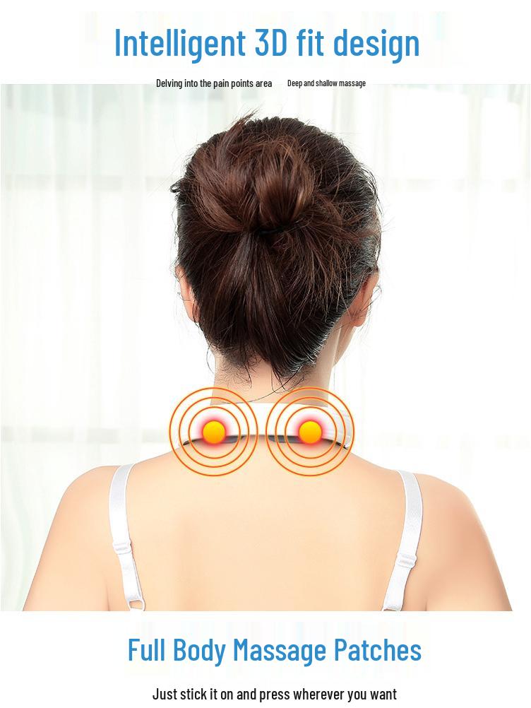 Multifunctional 4-Head Neck and Cervical Spine Heating Massage Instrument