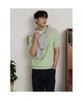 Binpolmen Cotton Silk Collared Neck Knit Apple Green