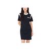 New MLB SS24 Short Sleeved Dresses Women's Black 3FOPV0243-50BKS
