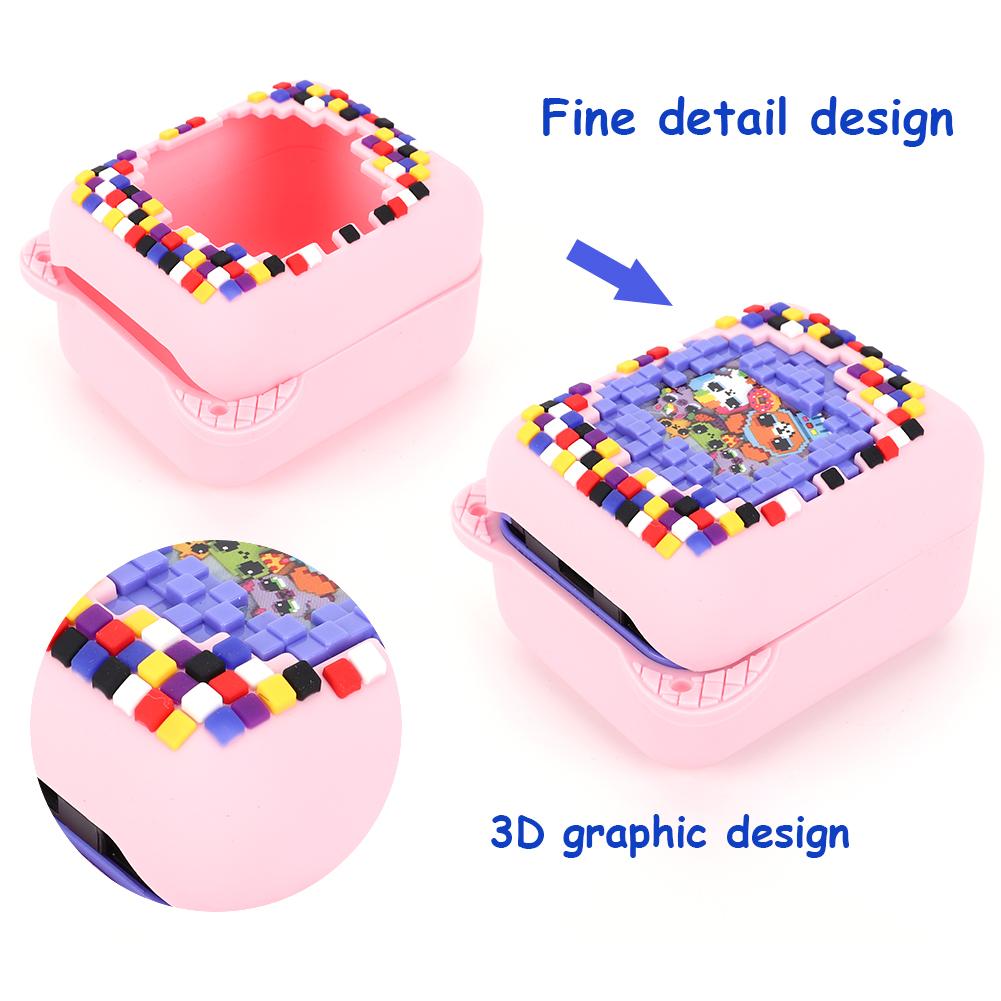 For Bitzee Digital Pet Protective Case Silicone Protective Cover Dustproof Carrying Case Bag With Long Lanyard Toy Accessories