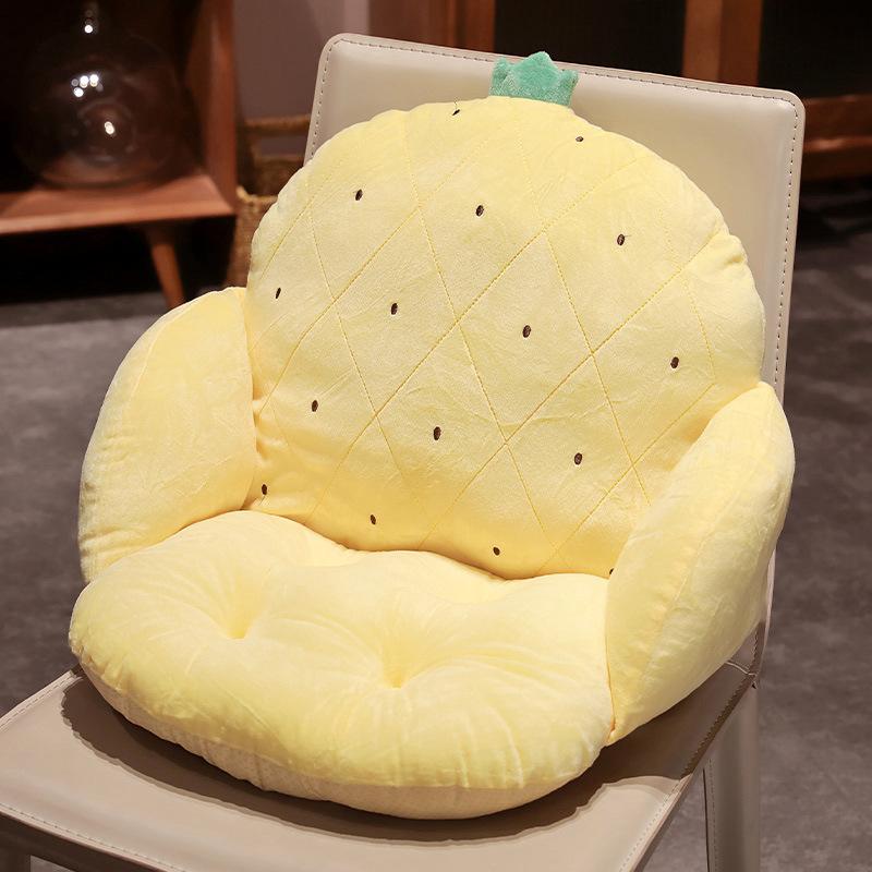 Cartoon Dinosaur Hamster Seat Cushion Office Chair Cushion Semi-Surrounded Waist Rest Bedroom Tatami Futon Seat Cushion