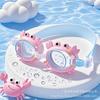 Kids Cartoon Swim Goggles HD Waterproof Anti-Fog Silicone PC Lens Eye Protection