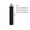 6Pcs Black Frosted Self‑Adhesive Stair Tread Mat Pre-Cut Waterproof Anti-Slip Stair Treads Self-Stick Wear-Resistant