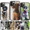 Airedale terrier cute mum dog Phone Case Cover For iPhone 17 Air 15 16 14 13 12 Pro Max 11 Pro Max Plus Coque