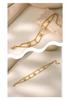 High-End Sun Moon Stainless Steel Bracelet for Women - Elegant Titanium Steel Jewelry