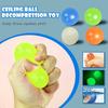 4.5cm Fluorescence Luminous Sticky Ball Anti Stress Decompression Glow Pop In The Dark for Kids Children Gift Party Event Supply