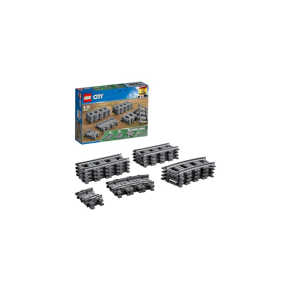 

LEGO City Rail Set Building Blocks Toy for Kids Ages 5-8 Educational Gift
