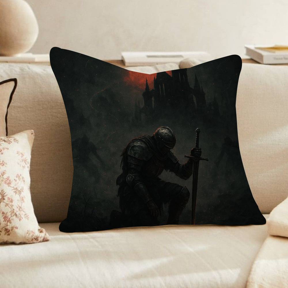 Dark Souls Retro Art Cushion Cover X Polyester Sofa Cushions Decorative Throw Pillows Home Decoration Pillowcover