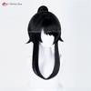 Ayano Aishi Cosplay Wig 53cm Black Ponytail Wigs For Women Costumes Anime Cosplay Wig Heat Resistant Synthetic Hair Halloween