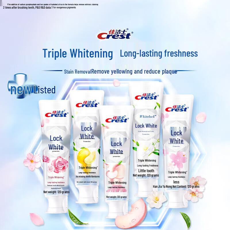 Crest Dual-Color Whitening Toothpaste